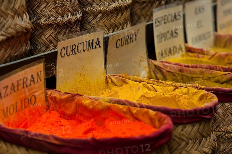 Spices on the market