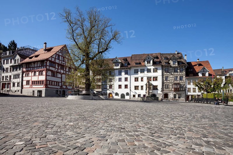 Gallusplatz square in the old town