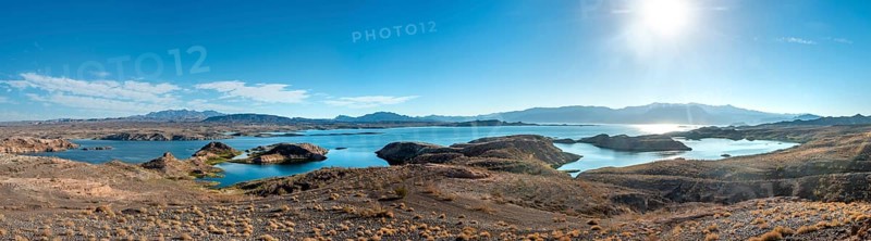 Barren landscape at Lake Mead