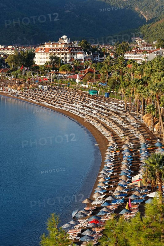 Beach of Icmeler near Marmaris
