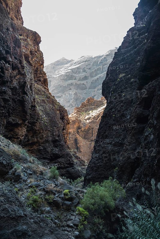 Cliff in the Masca Gorge