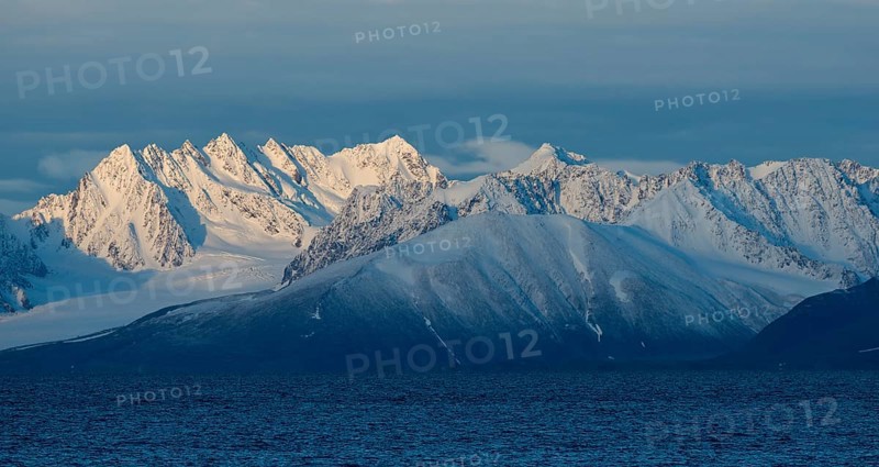 Mountains and glaciers