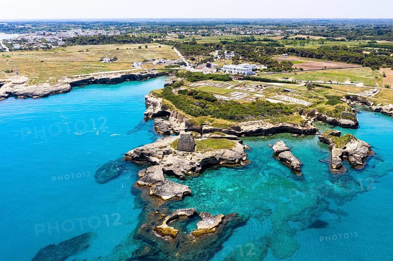 Tower and bay of Roca Vecchia