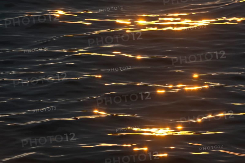 Evening light on the sea