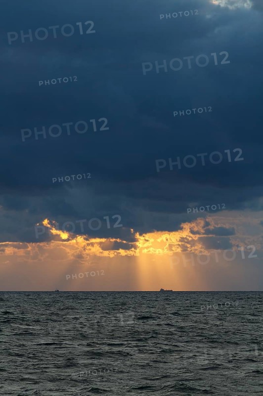 Evening sky over the Baltic Sea
