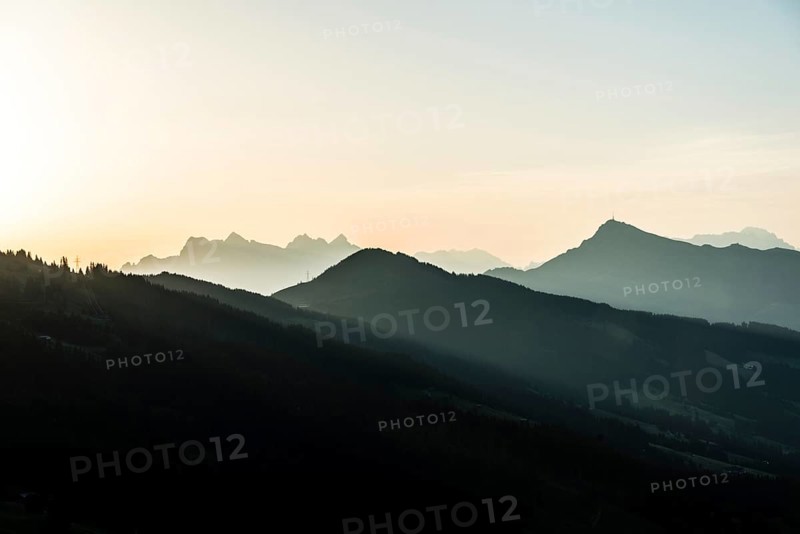 Kitzbuheler Horn Mountain at sunrise
