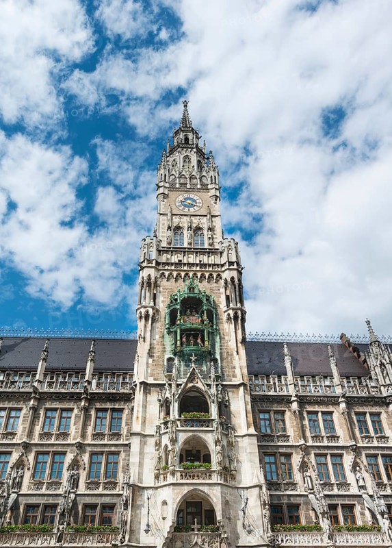 The New Town Hall on Marienplatz