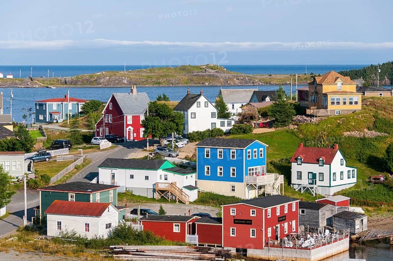 Colorful wooden houses