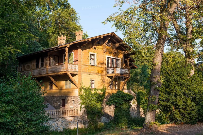 Historic Swiss house from the 19th century