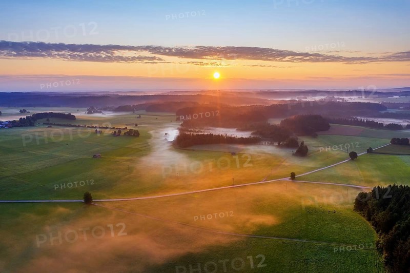 Sunrise at Dietramszell