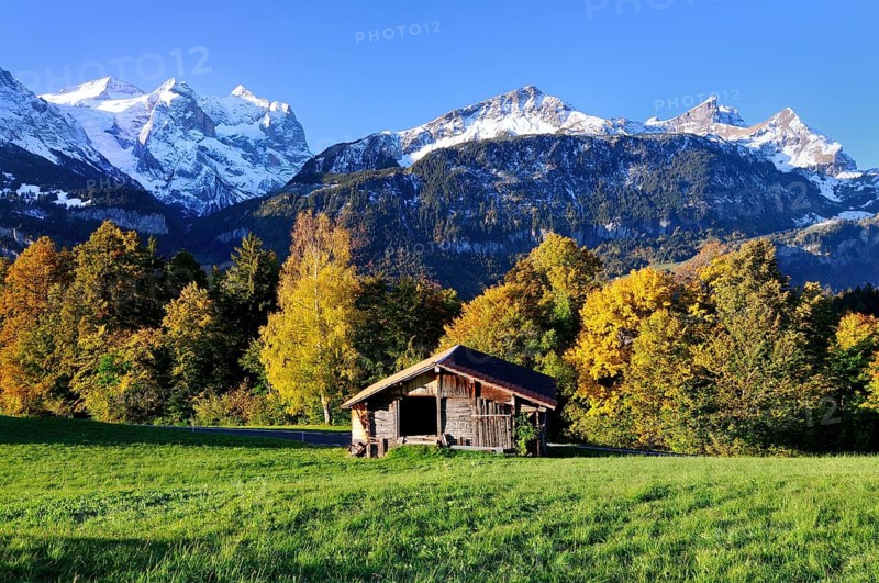 Wooden hut in Hasliberg