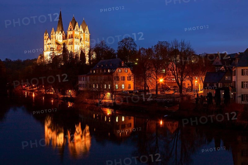 Limburg Cathedral at night