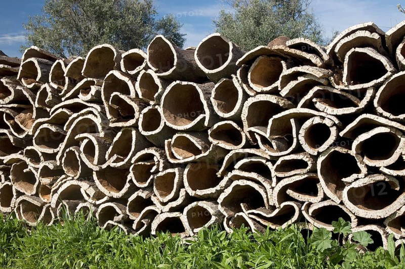 Stacked cork