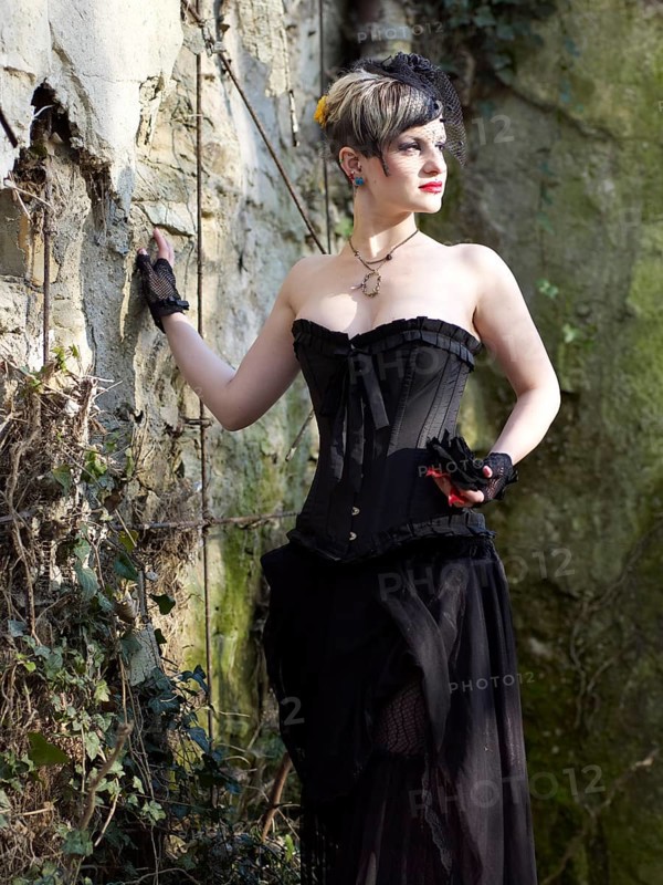 Woman in a corset