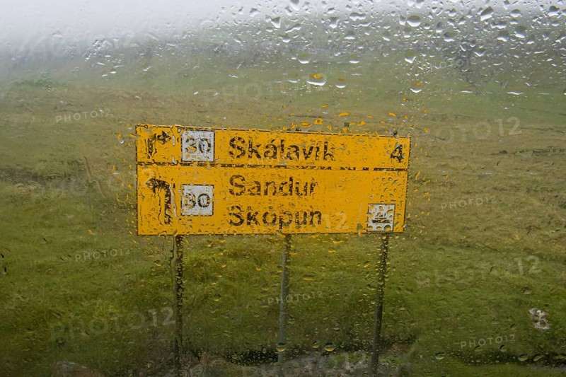 Rain on a windshield