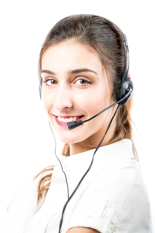 Support phone operator in headset