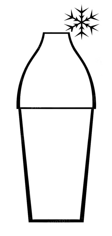 Closed cocktail shaker