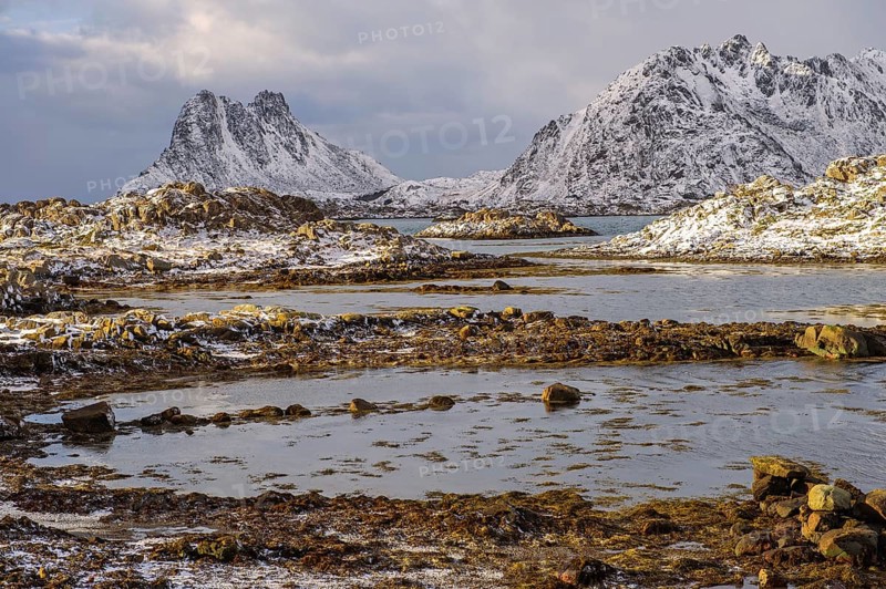 Coastline with rocks