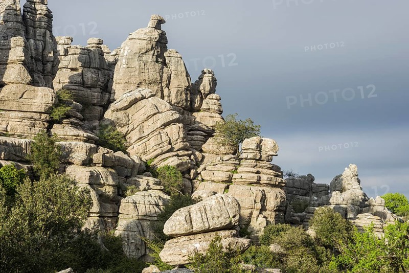 Bizarre limestone rock formations