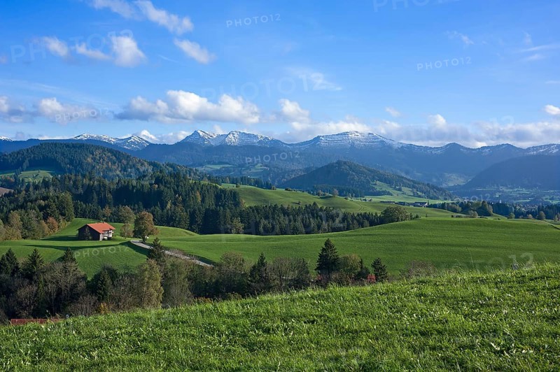 Farmhouse in the Allgau countryside