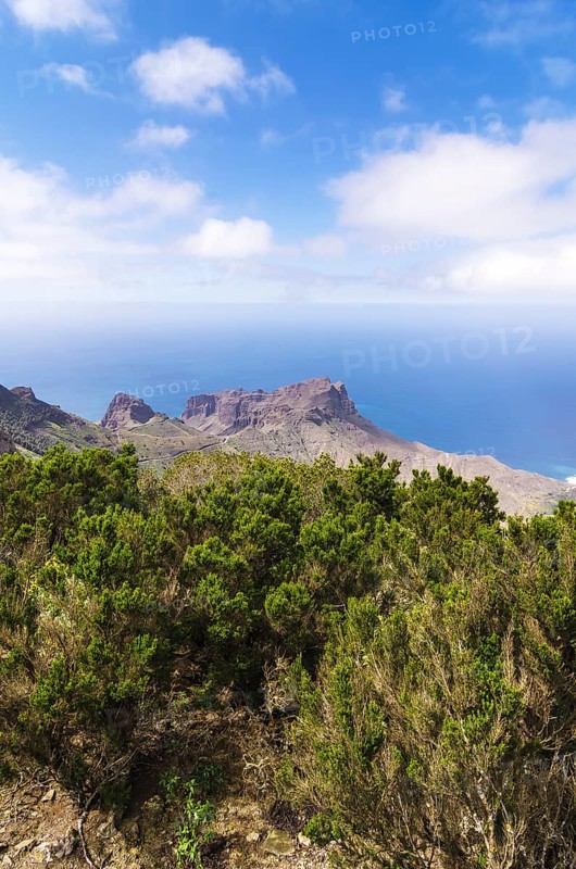 View from the lookout Mirador de Alojera in the Garajonay National Park