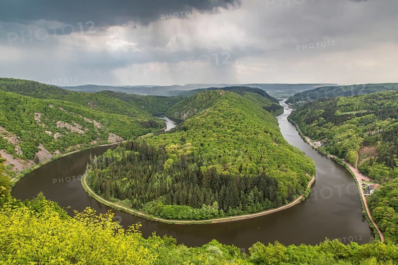 Loop of the Saar River near Orscholz