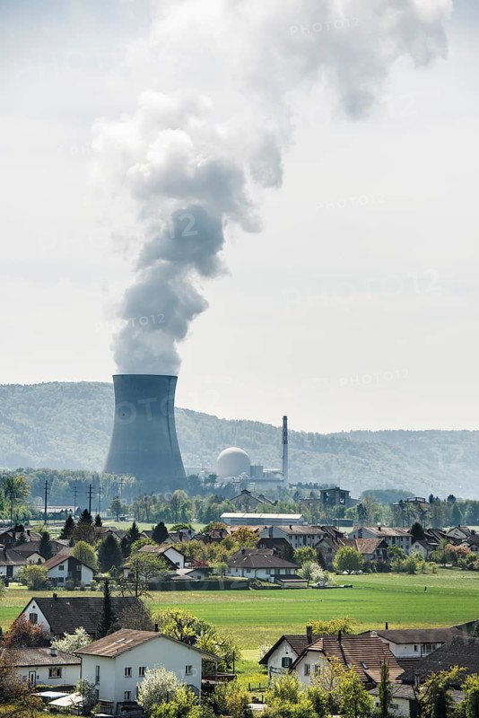 Leibstadt Nuclear Power Plant and village