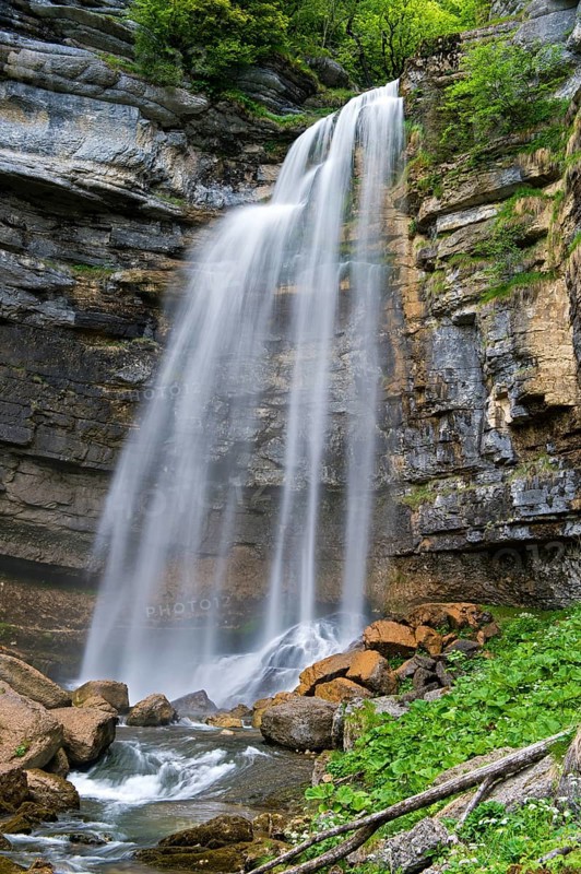Le Grand Saut or Herisson waterfalls