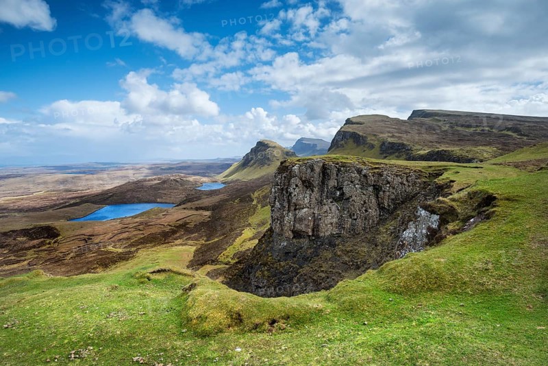 Rocky landscape of Quiraing