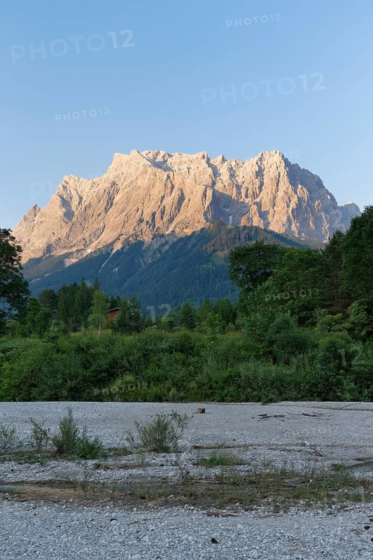 Mt Zugspitze and Mt Schneefernerkopf