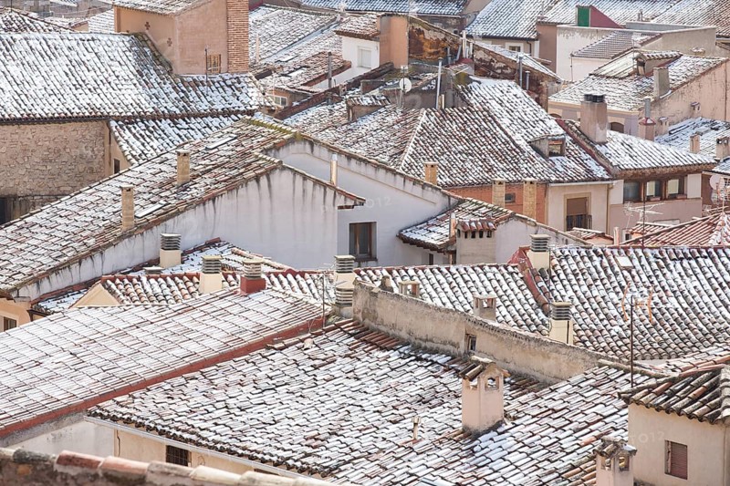 Overlooking the roofs of Molina de Aragon