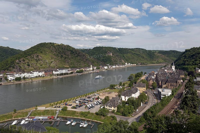 Rhine Valley with St. Goar and St. Goarshausen