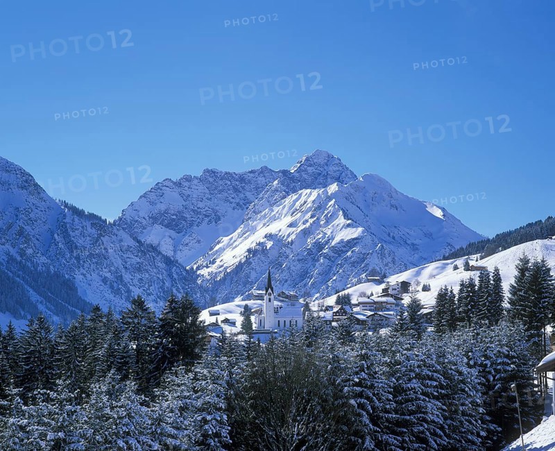 Townscape of Hirschegg