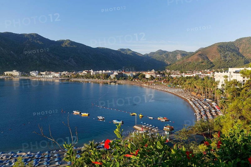 Beach of Icmeler near Marmaris