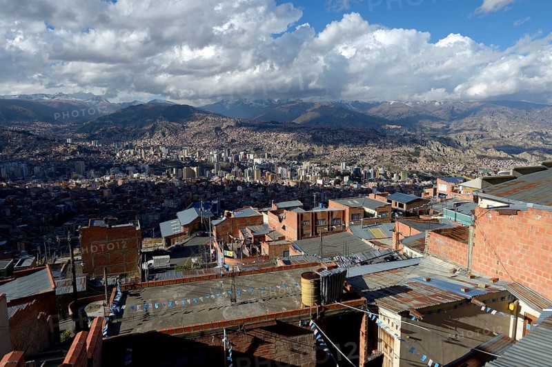 Panoramic view of La Paz