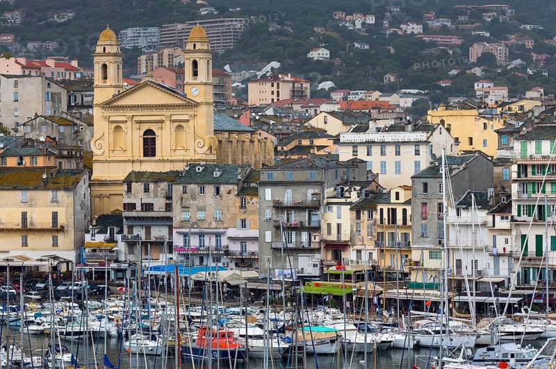 Historic town centre of Terra Vecchia with the Church of Saint-Jean-Baptiste