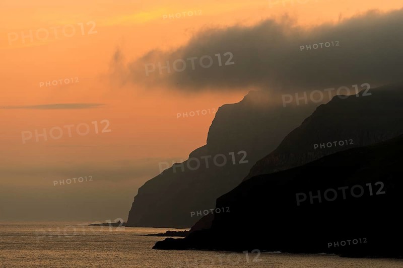 West coast in the evening light