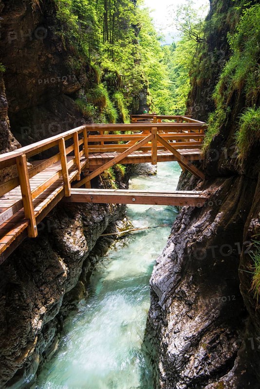 Boardwalk in Mendlingtal valley
