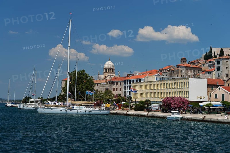 Lakeside promenade with the Cathedral of St. James