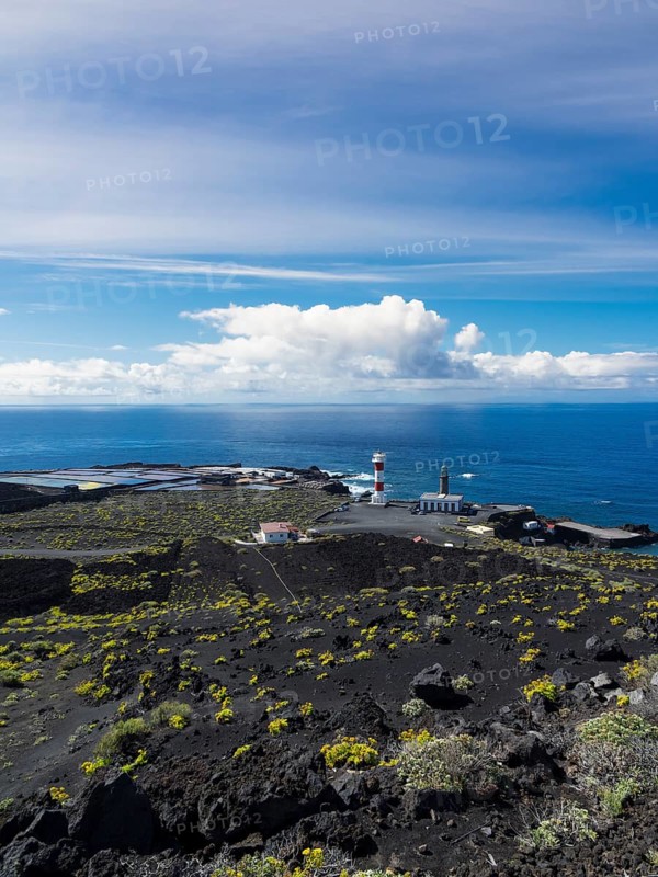 New and old lighthouse at Faro de Fuencaliente
