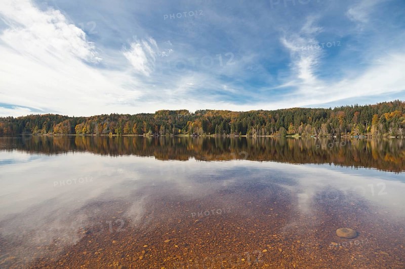 Lake Kirchsee in autumn