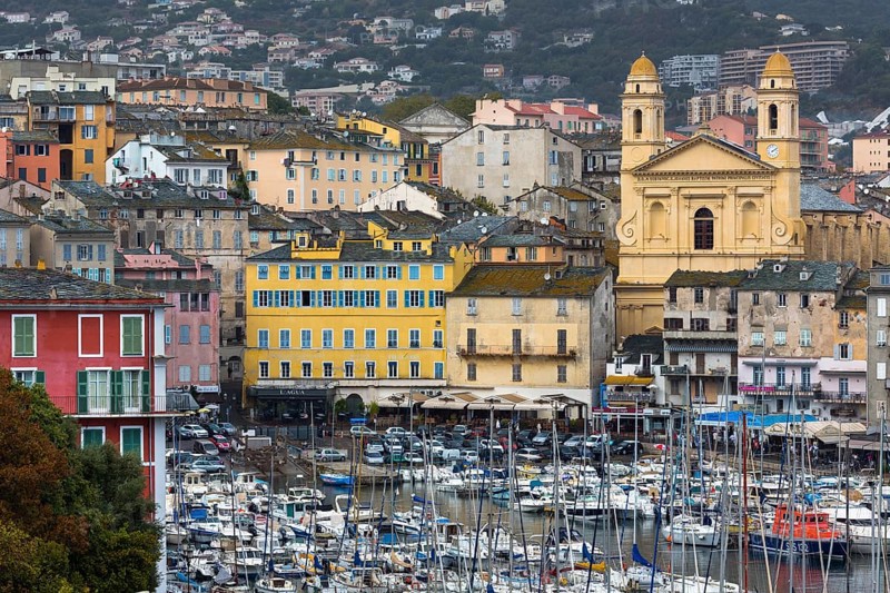 Historic town centre of Terra Vecchia with the Church of Saint-Jean-Baptiste