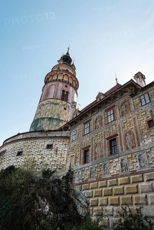 Cesky Krumlov Castle with its tower