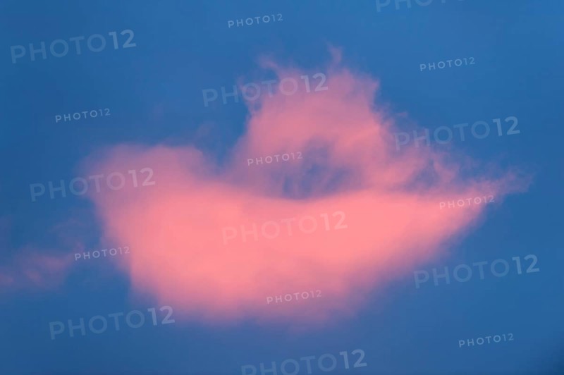 Clouds in the evening light