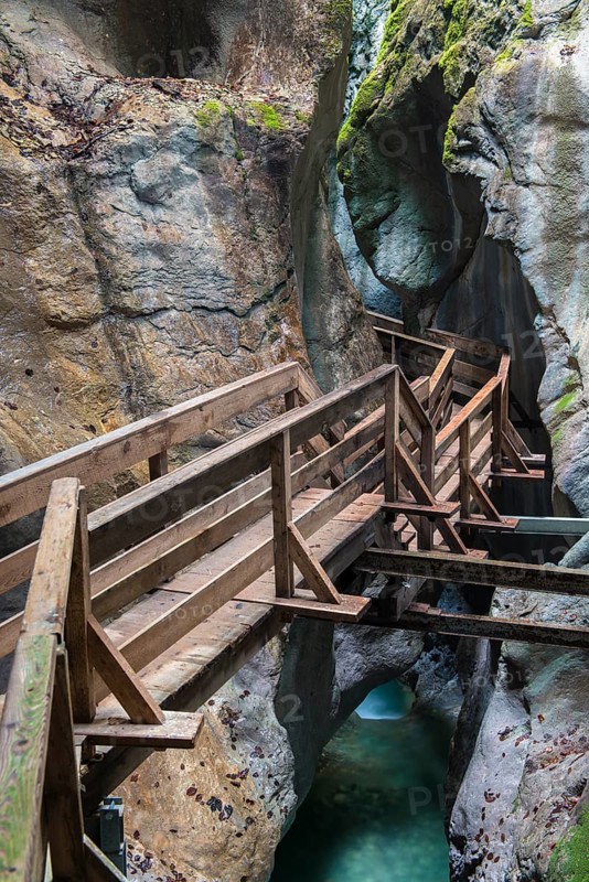 Boardwalk in the Seisenbergklamm