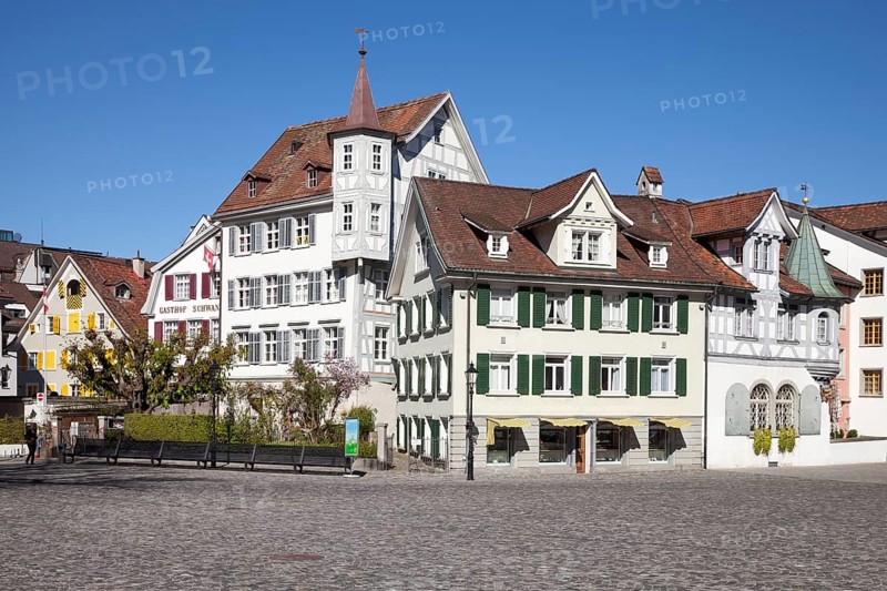 Gallusplatz square in the old town