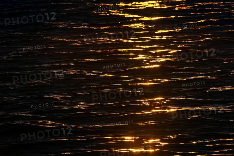 Evening light on the sea