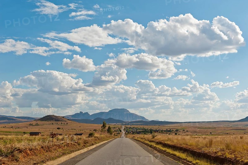 Long straight road