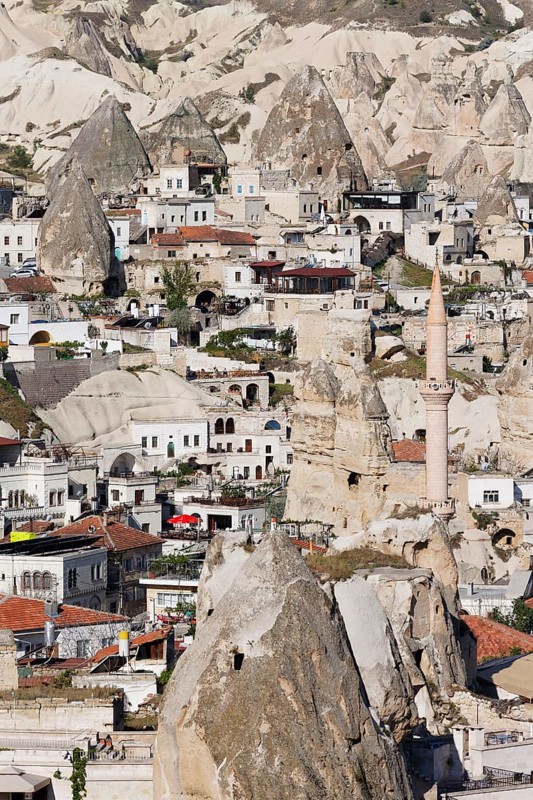 View of the town of Goreme