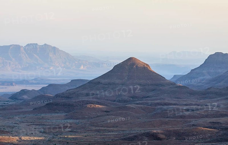 Conical mountain